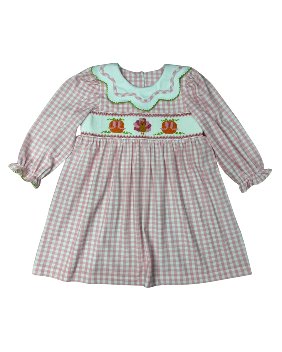 Smocked Turkey Dress