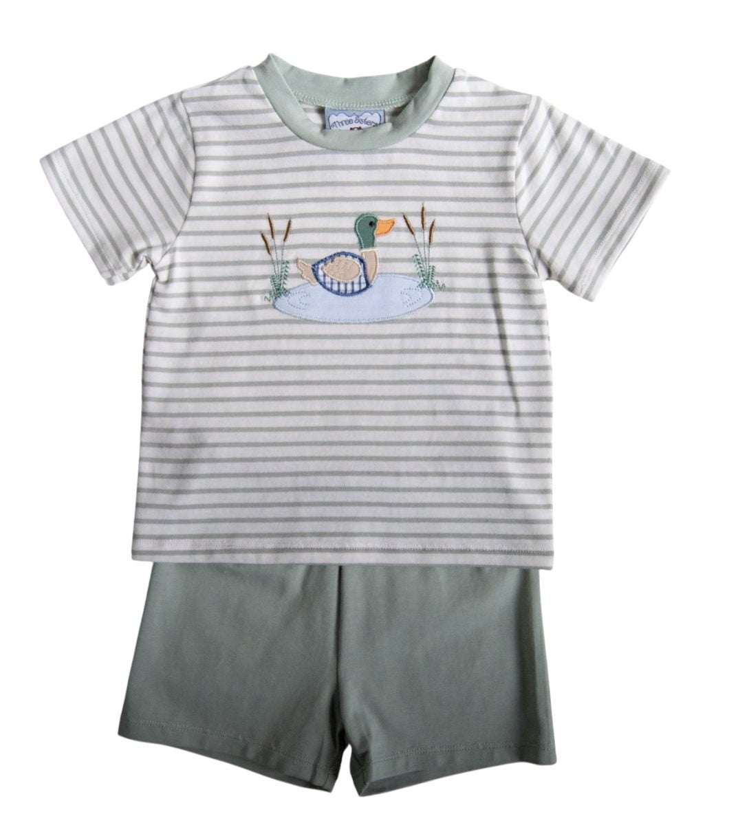 Duck Applique Boys Short Set
