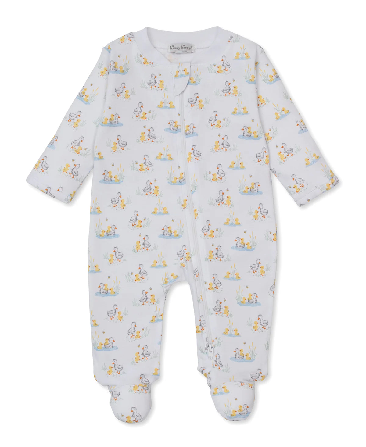 Duck Pond Paddles Zipped Footie