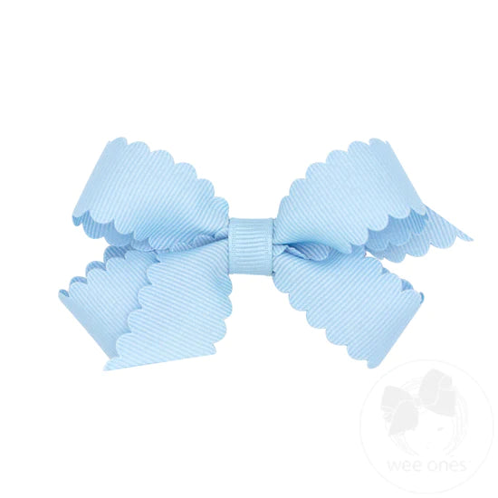 Mini Grosgrain Scalloped Edge