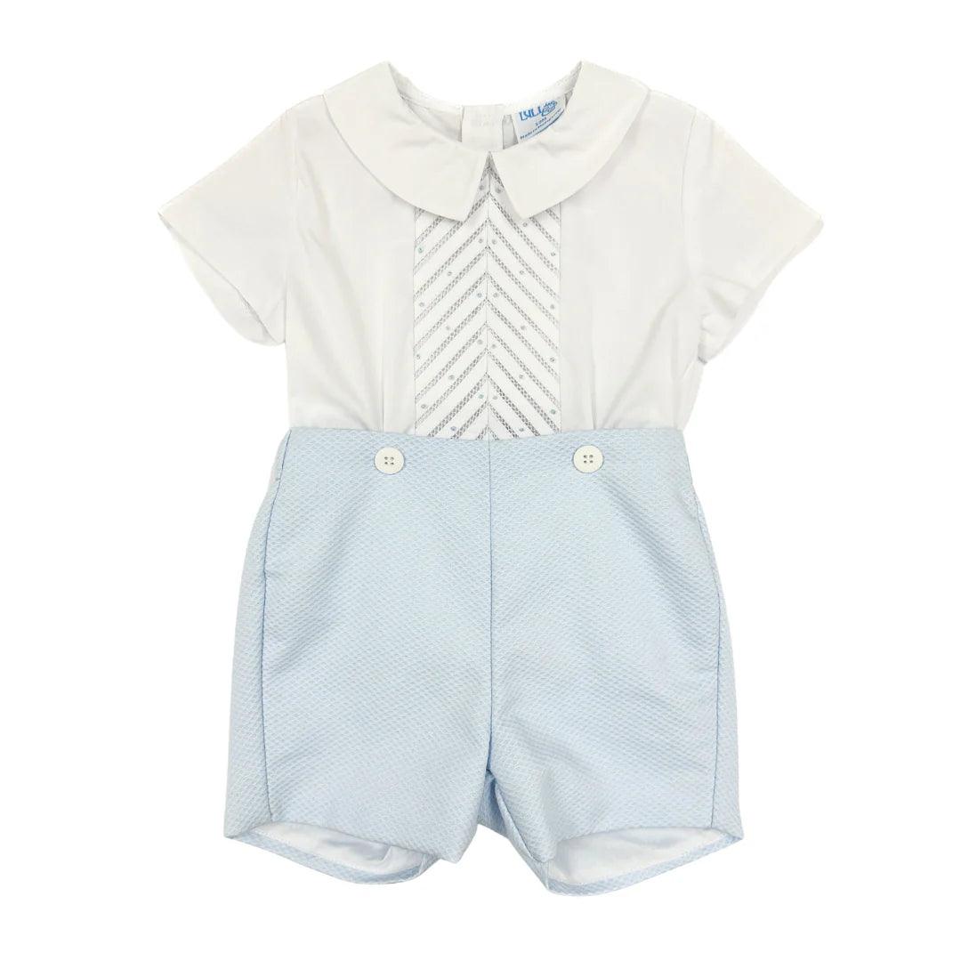 Baby Blue Pique Randal Set