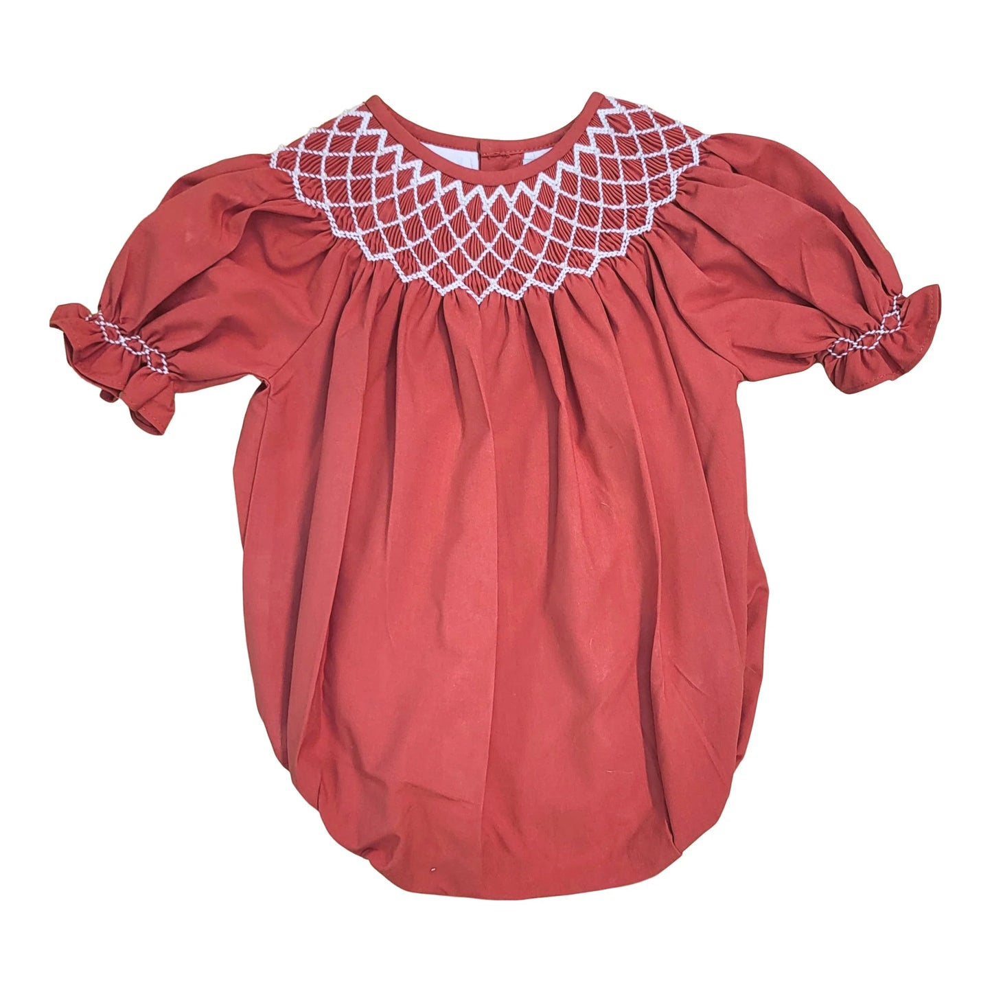 Catherine Smocked Pearl Bubble
