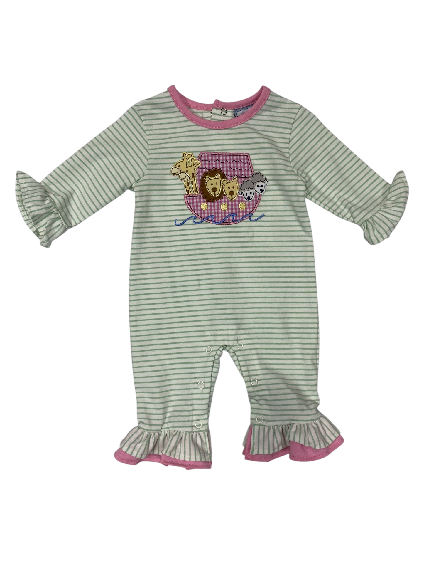 Noah's Ark Girls Romper