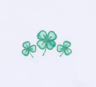 Lucky Little Ones Embroidered Diaper Cover Set