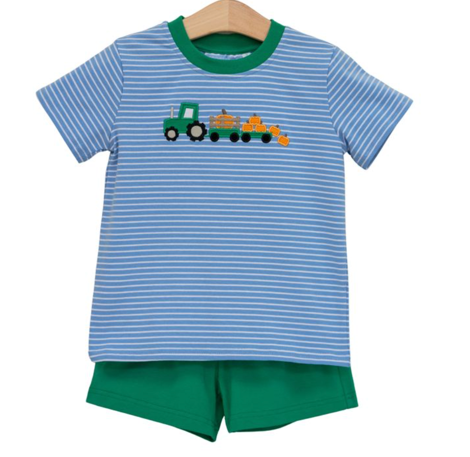 Tractor Trail Short Set