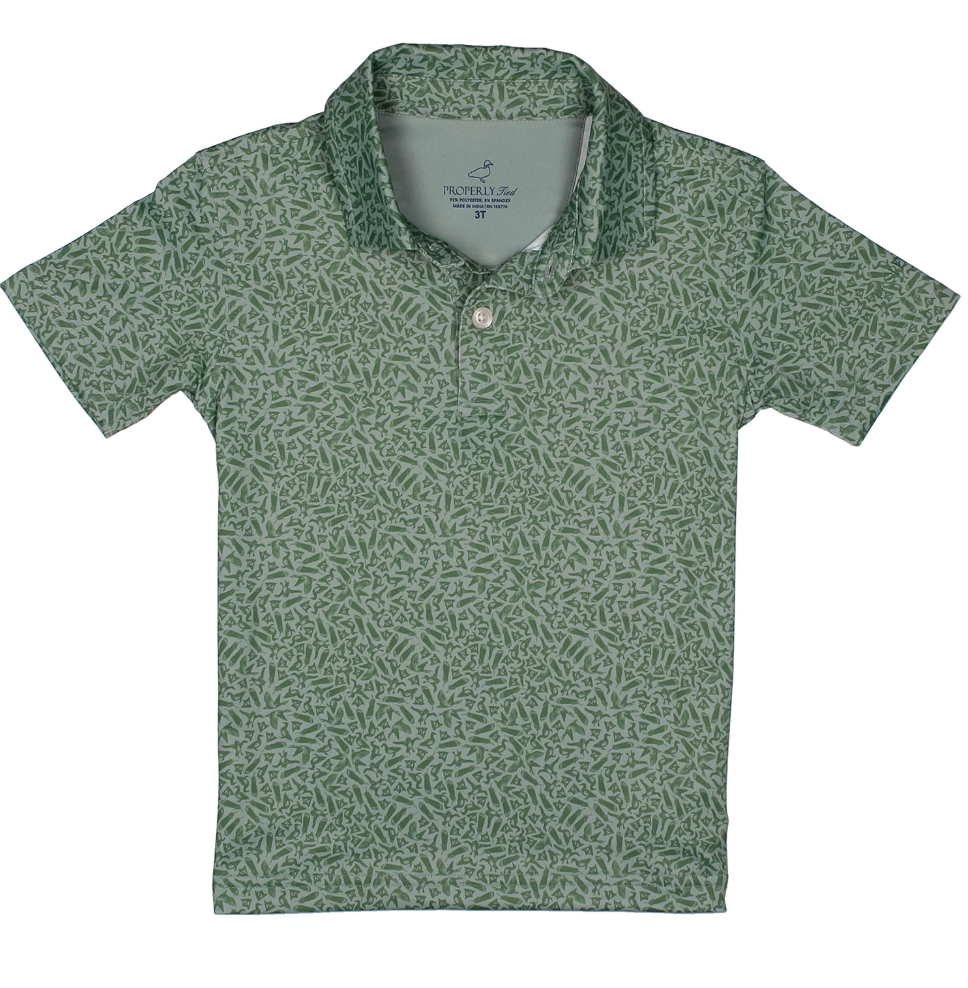 Boys Range Polo- Waterfowl