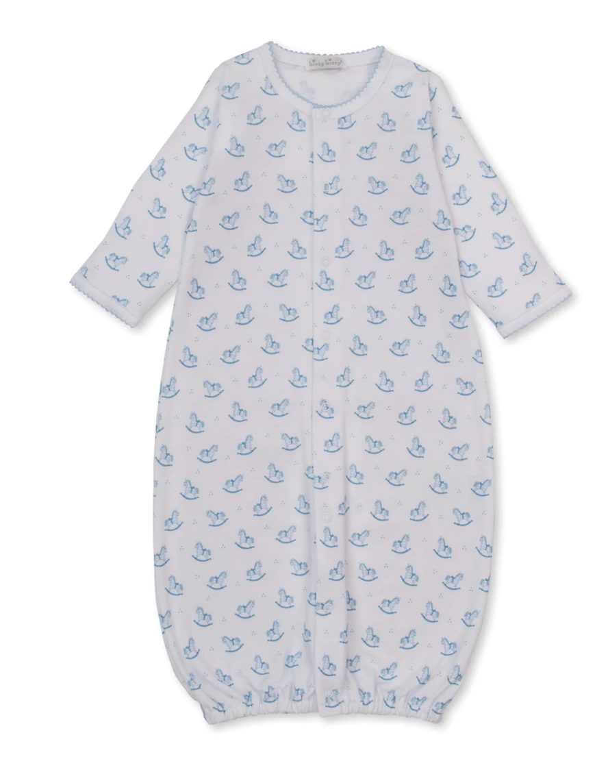 Gingham Rockers Blue Convertible Gown