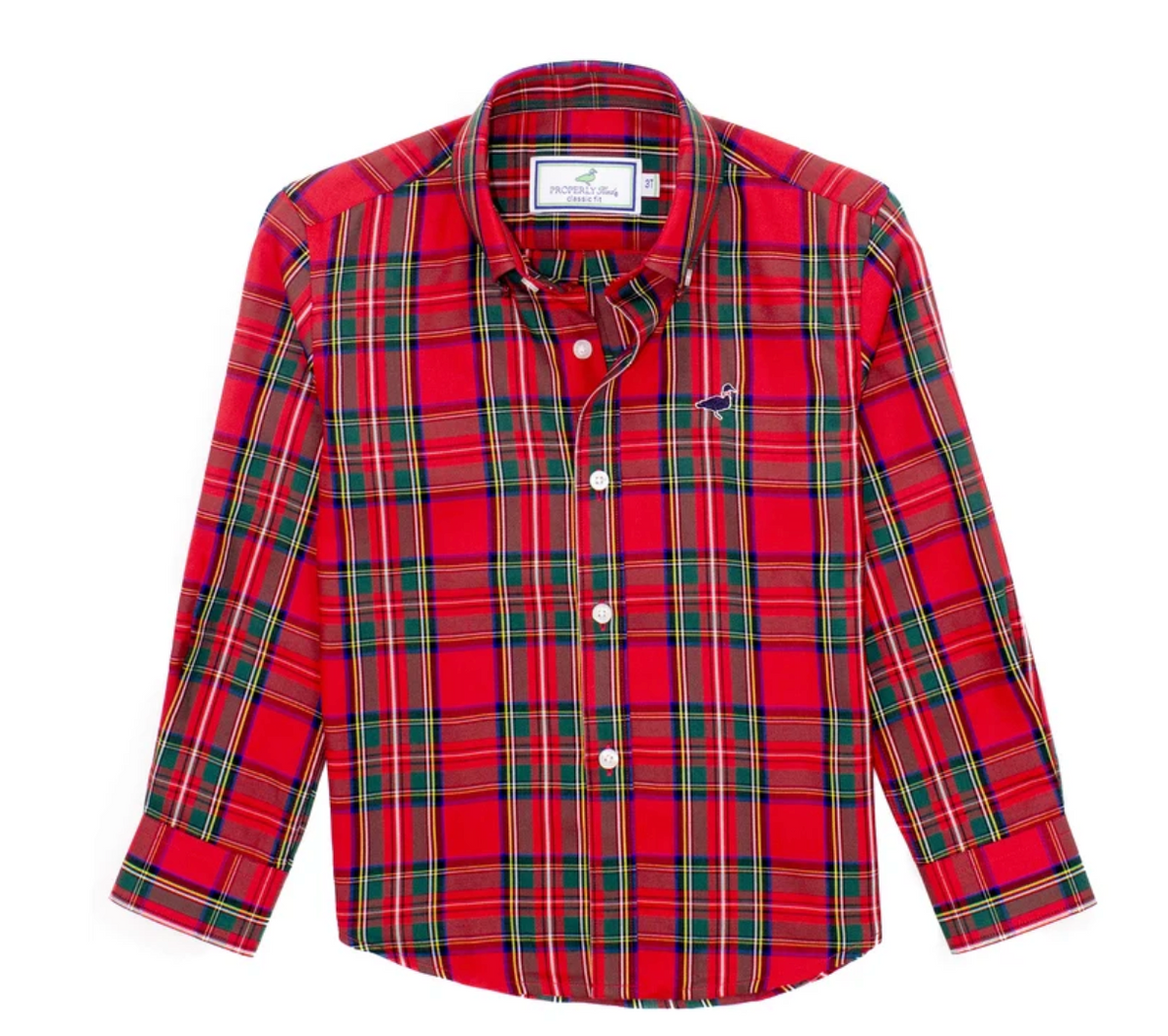 Boys Seasonal Sportshirt Yuletide