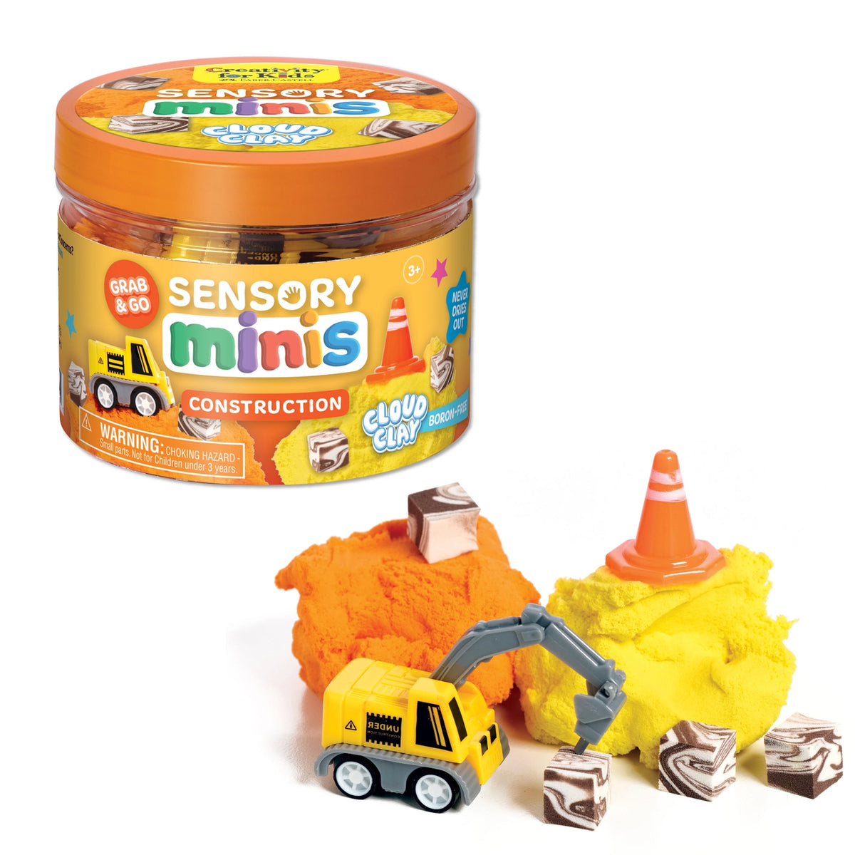 Construction Sensory Mini Play Kit Jar