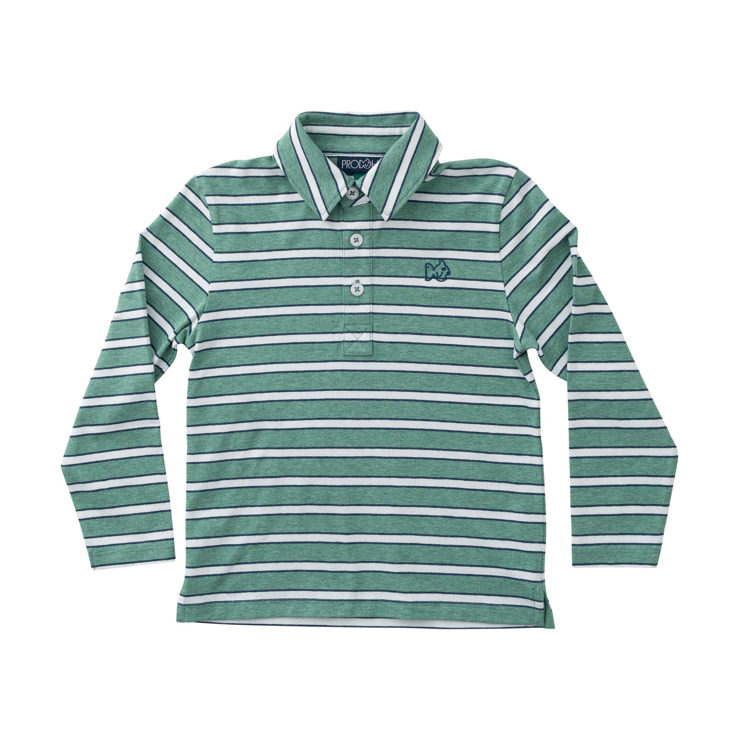 Frosty Spruce Long Sleeve Polo
