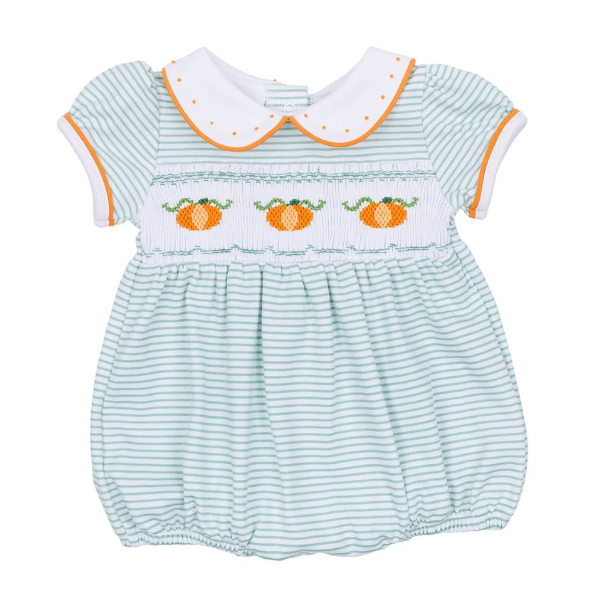 Lil' Pumpkin Classics Smocked Girl Bubble