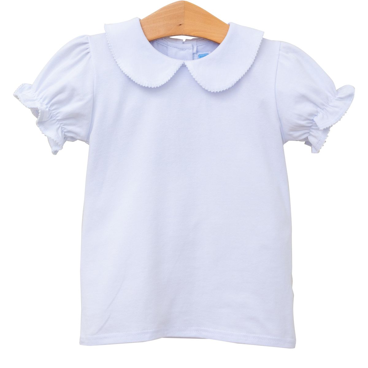 Peter Pan Collar Short Sleeve Shirt