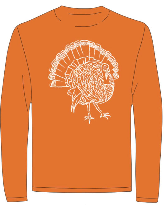 Burnt Orange Turkey LS T-Shirt