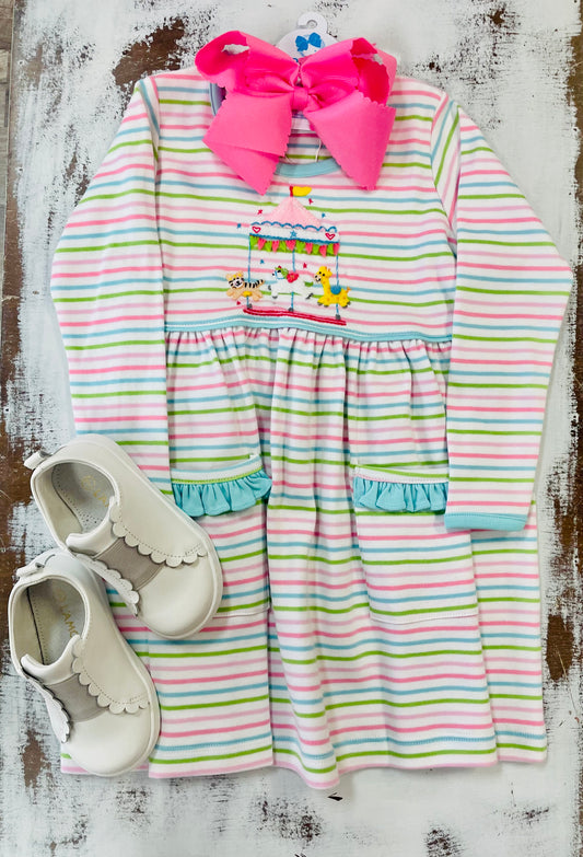 Carousel Stripe Dress