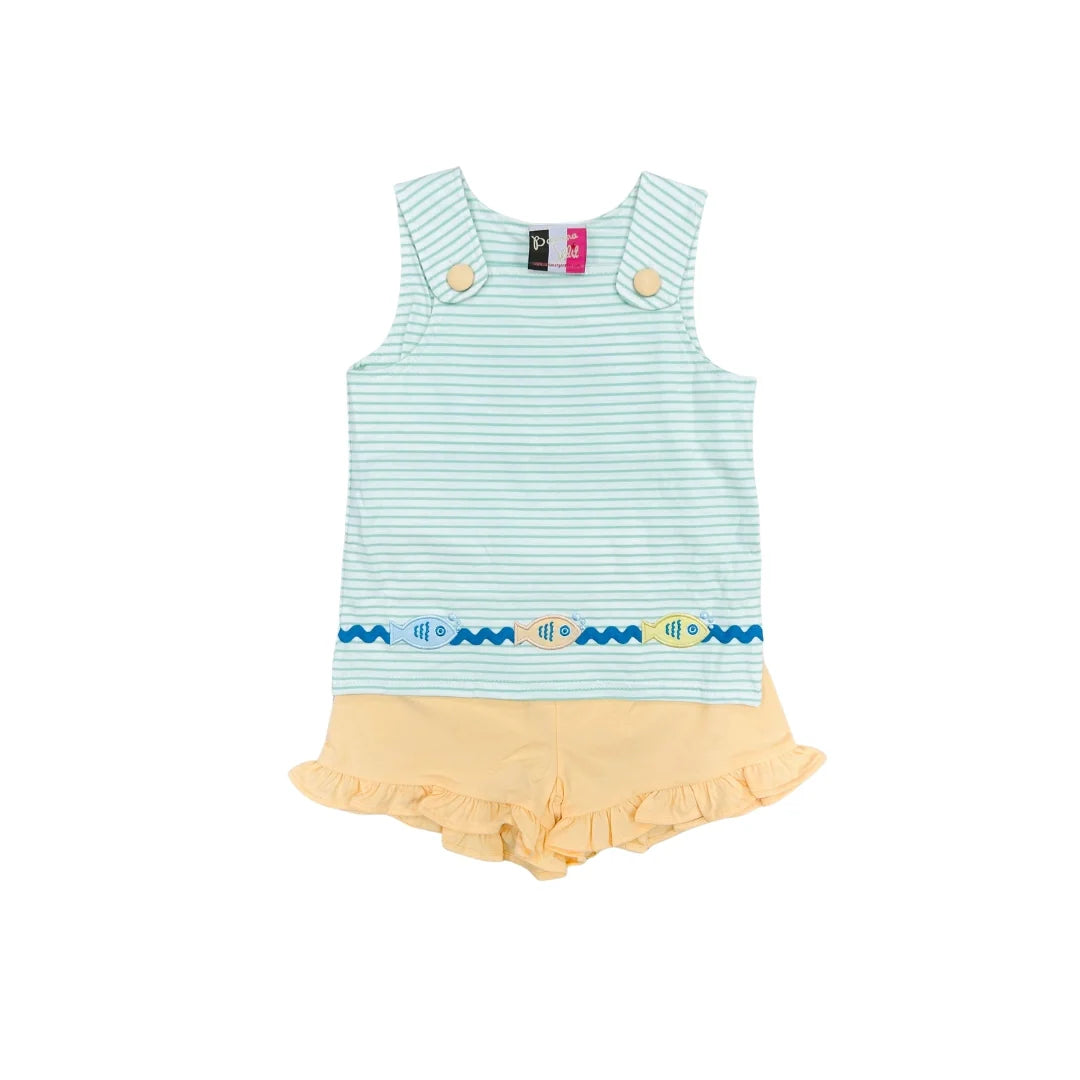 Go Fish Girls Short Set