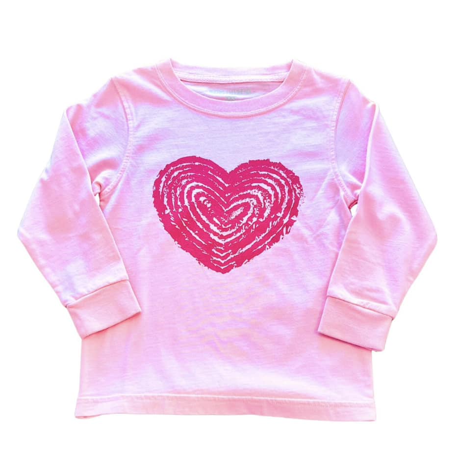 Valentine's Heart Girls T-Shirt