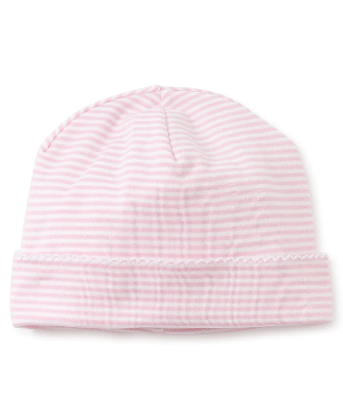 Simple Stripes Pink Baby Hat