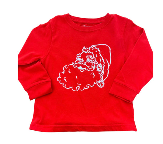 L/S Red Christmas Santa T-Shirt