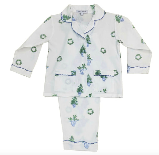 Chinoiserie Tree Print PJ Set