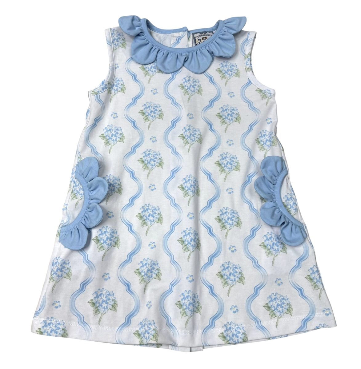 Blue Hydrangea Dress