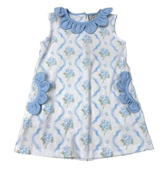 Blue Hydrangea Dress