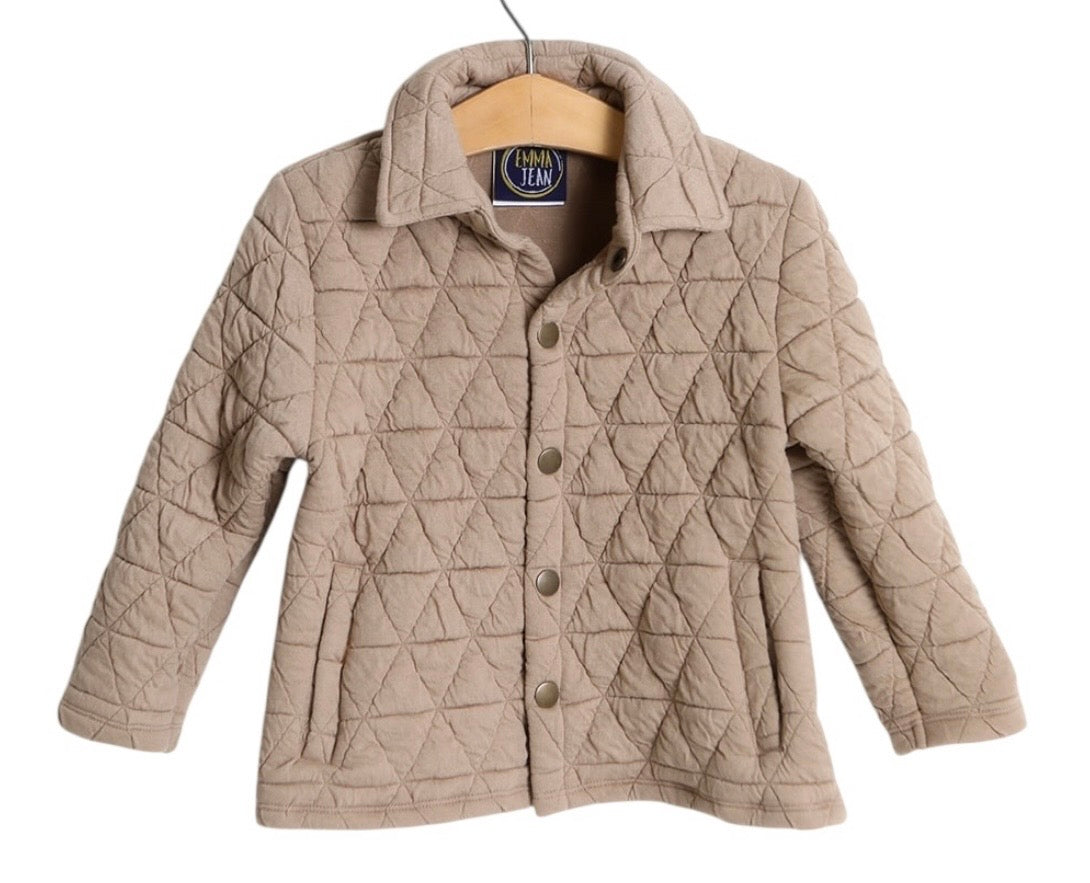 Tan Quilted Jacket