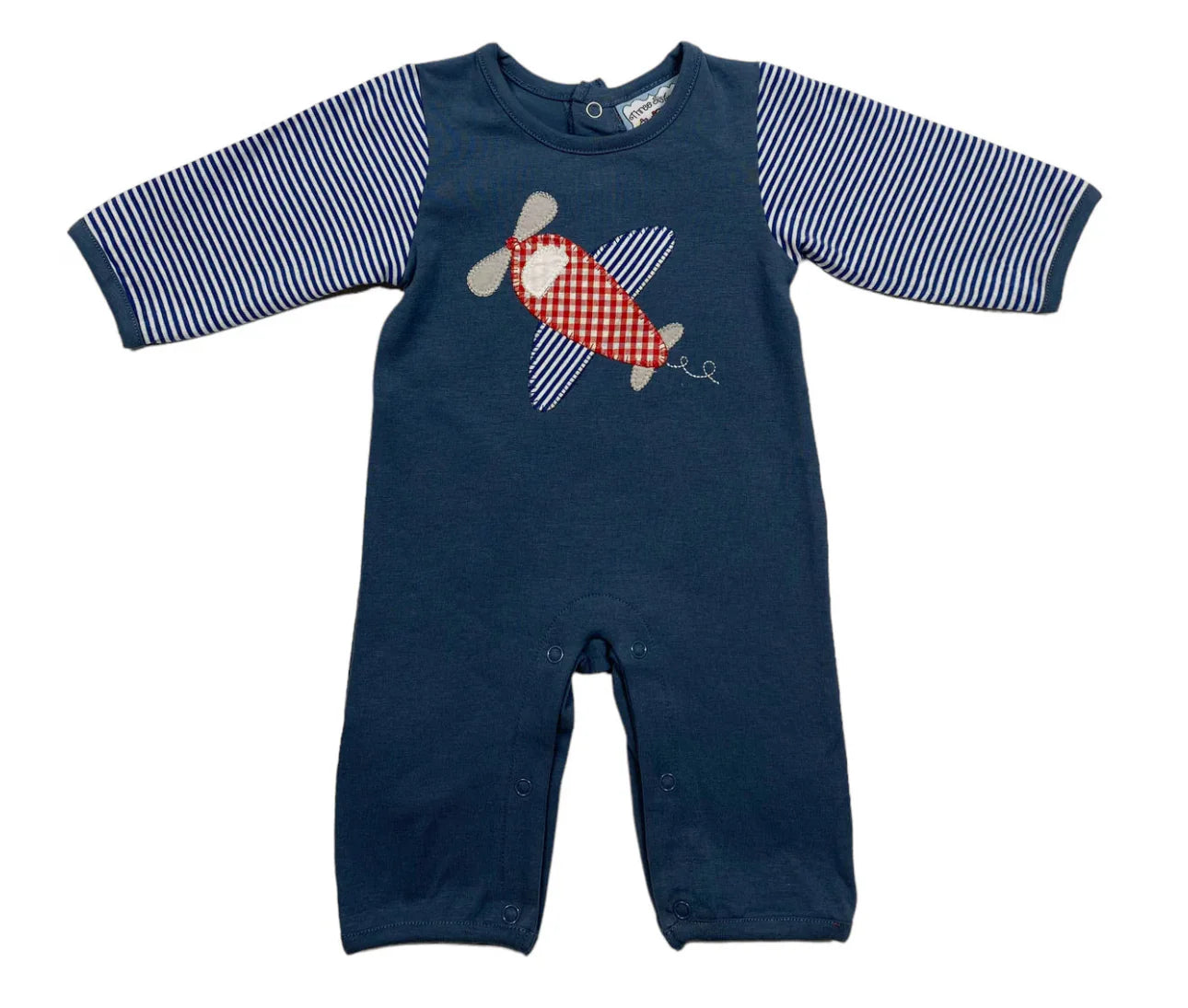 Airplane Applique Boy's Romper