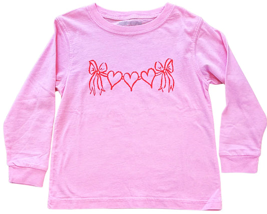 Heart Trio Mustard and Ketchup T-shirt