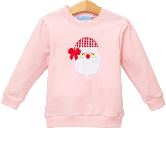 Light Pink Santa Sweatshirt