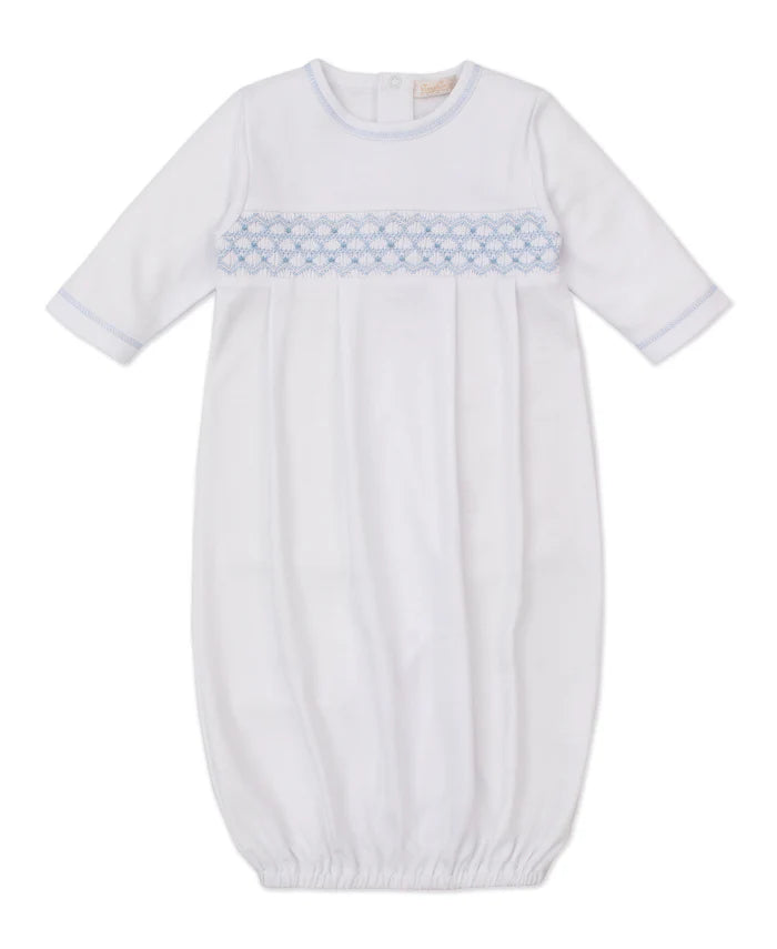 Classic Blue & White Baby Gown