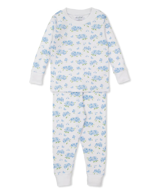 Heavenly Hydrangea Blue Pajama Set