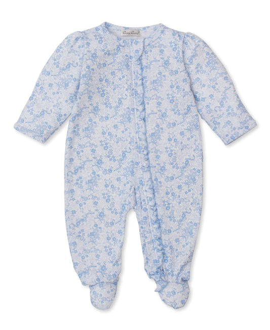 Old English Roses Zipped Footie