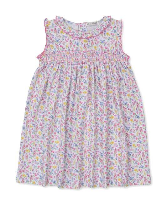 Pastel Gardens Floral Smocked Dress