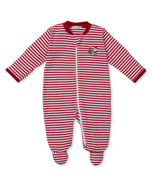 Christmas Capers Zipped Footie
