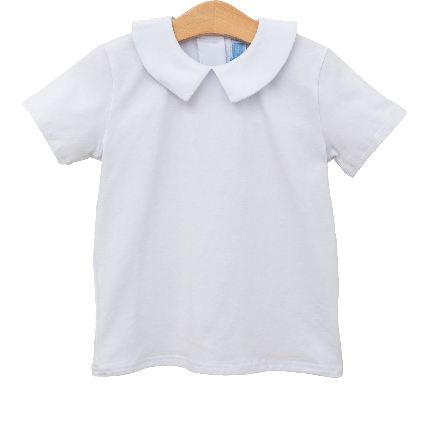 Peter Pan Collar Short Sleeve Shirt