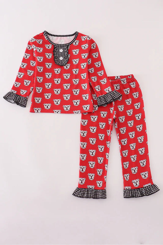Sic Em' Ruffle Sleepover PJs
