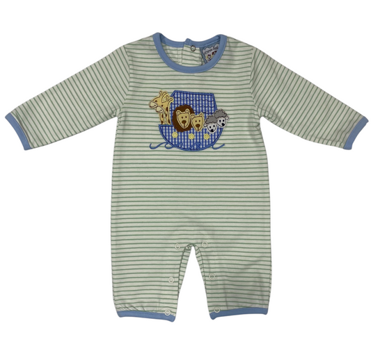 Noah's Ark Boys Romper