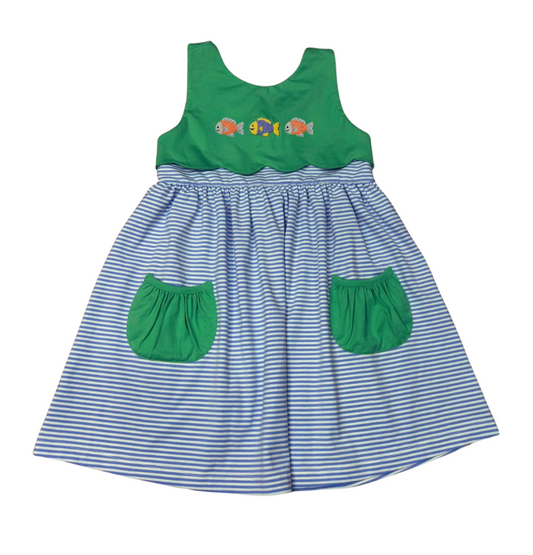 Three Little Fish Scallop Dress