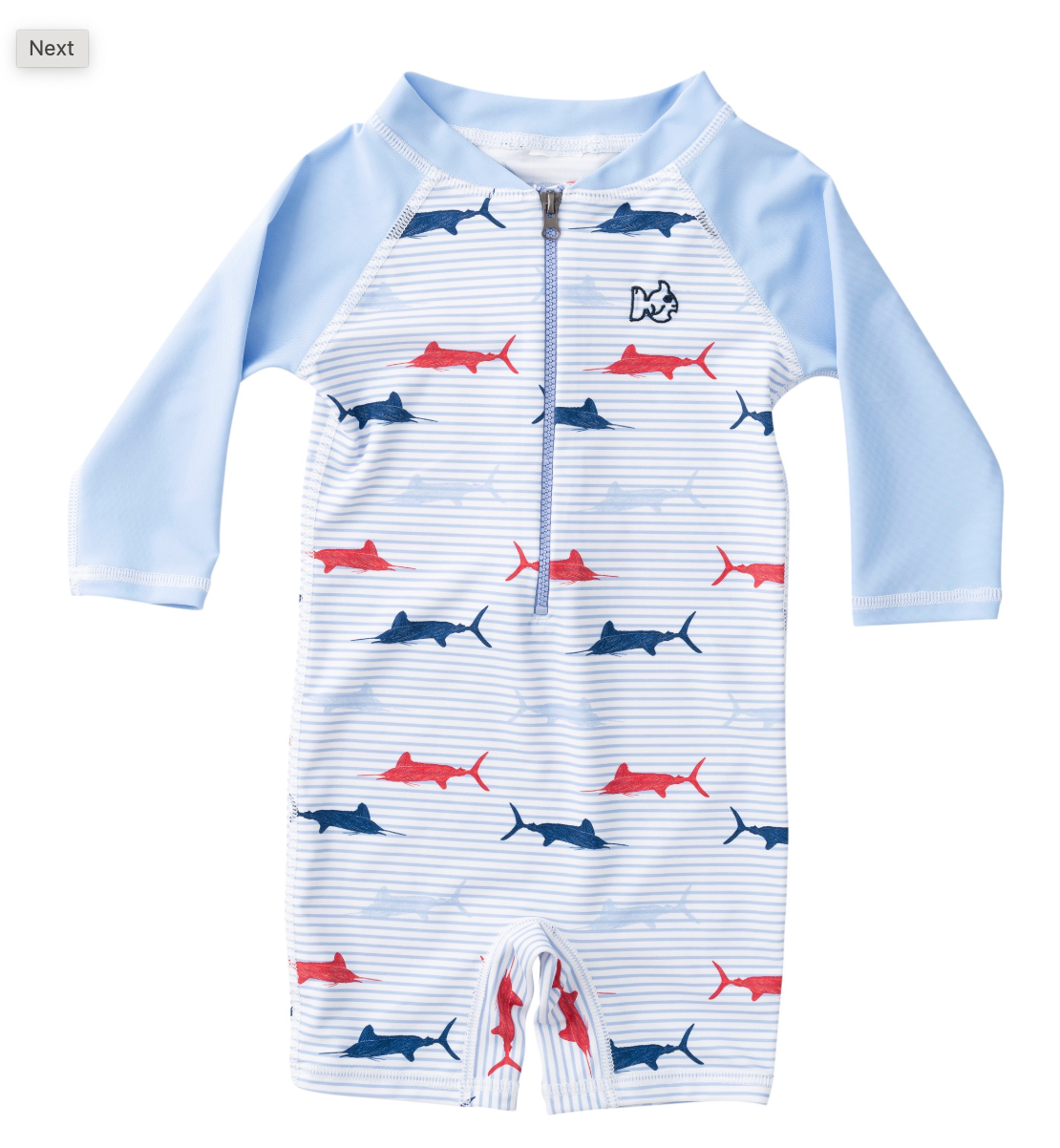 Fish-Lil Reef Baby Rashguard Swimsuit