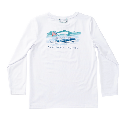 On The Pontoon Performance LS T-Shirt