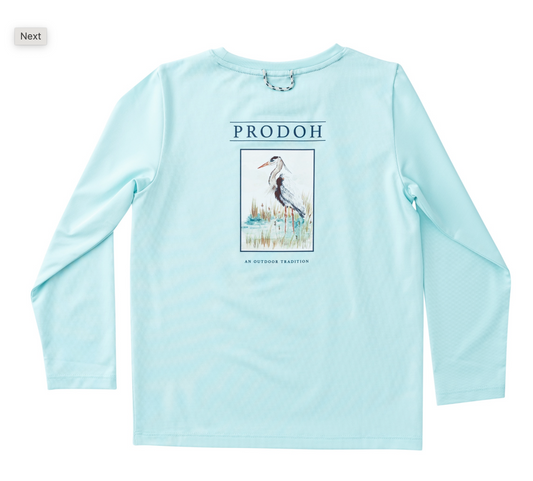 Blue Heron LS Performance T-Shirt