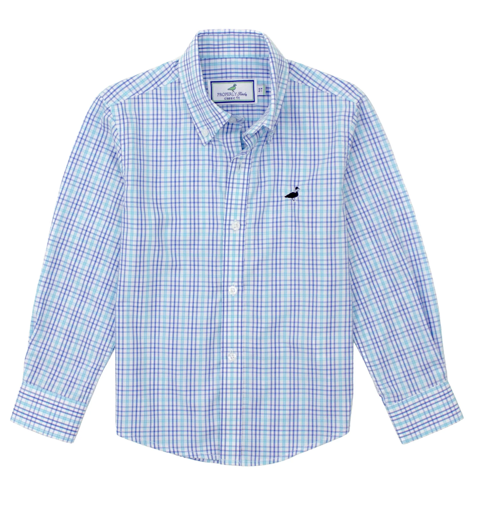 Deane Check Boys Seasonal Sportshirt