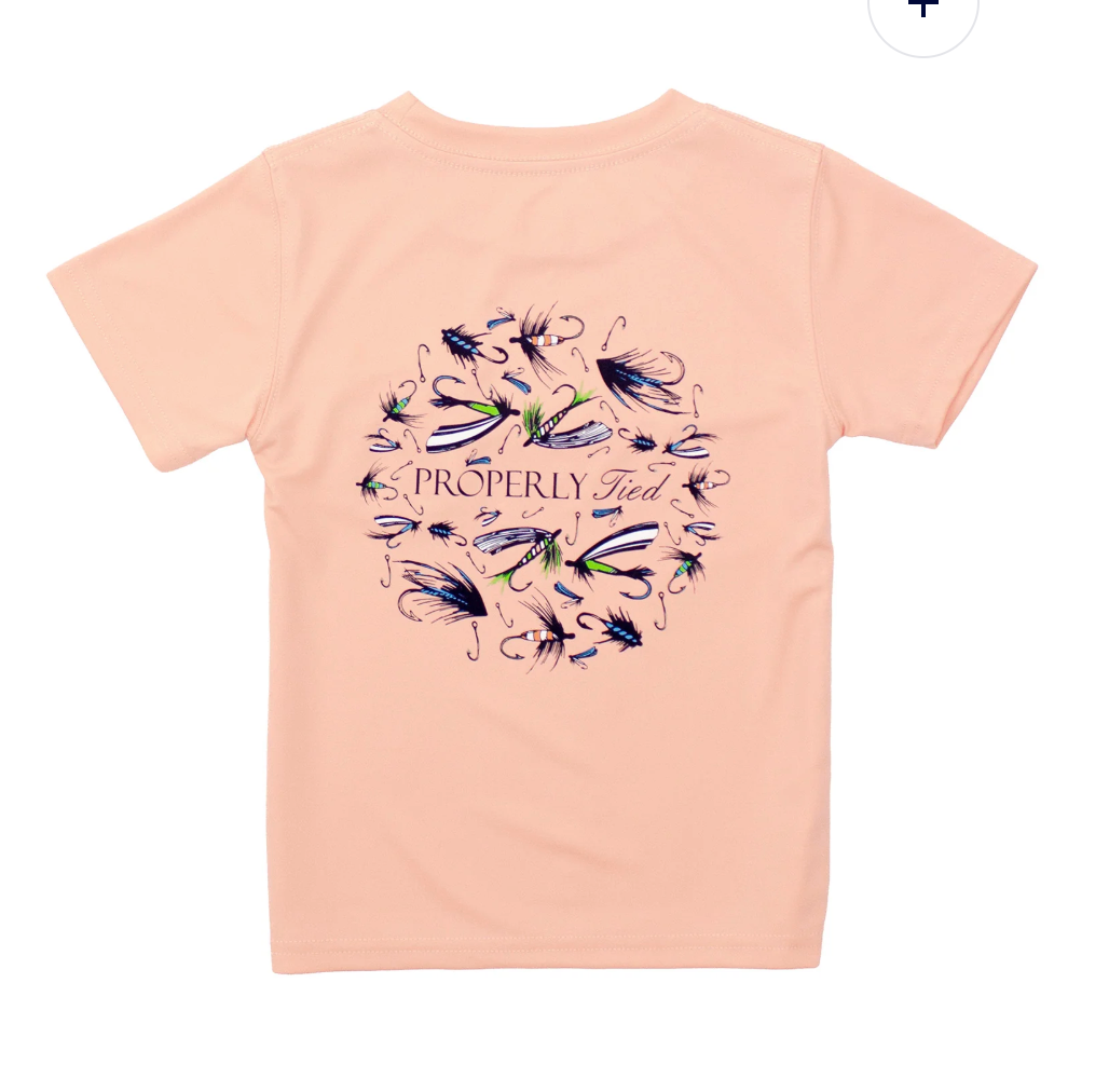 SS Stay Fly Melon Performance Tee