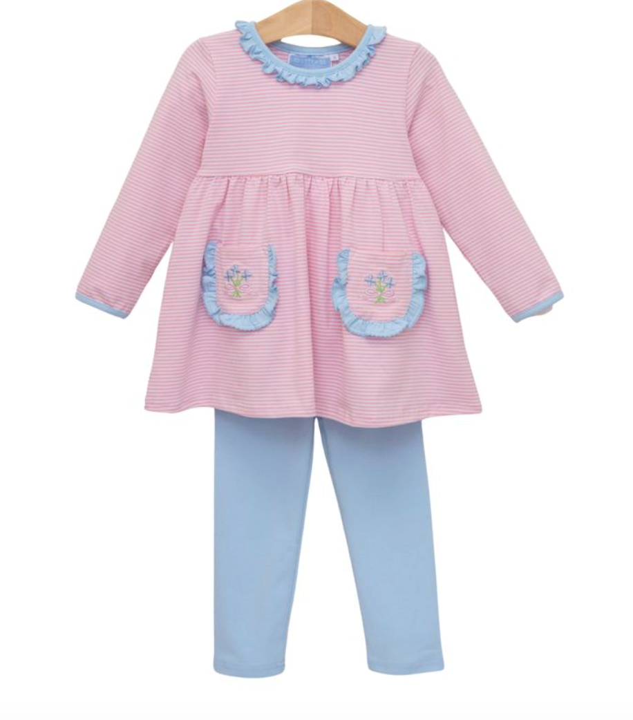 Flower Bouquet Pant Set