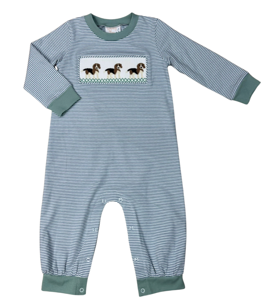 Beagle Smocked Romper