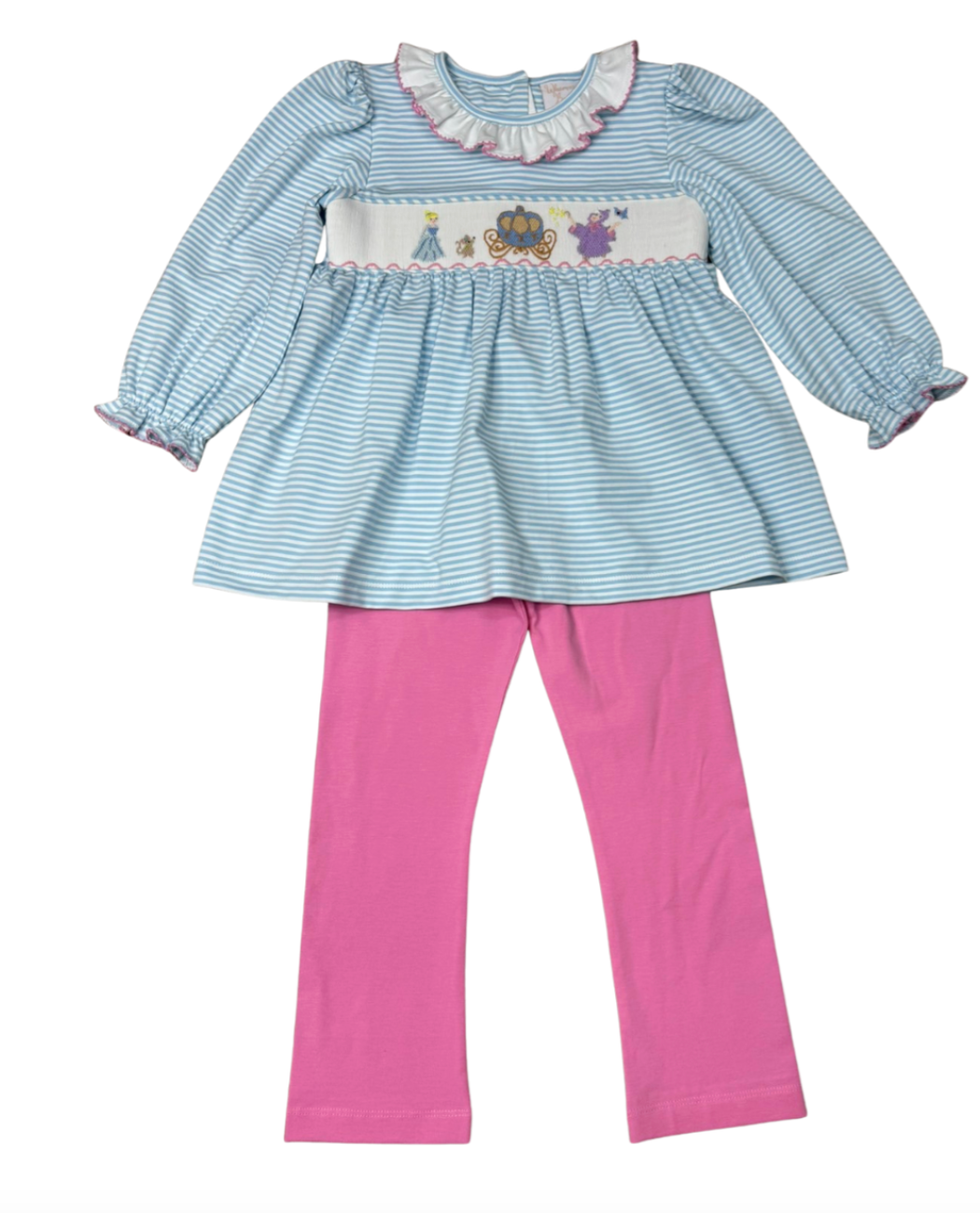 Princess Ball Smocked Pant Set