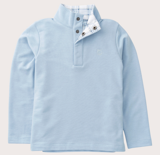 Boy's Sporty Snap Pullover