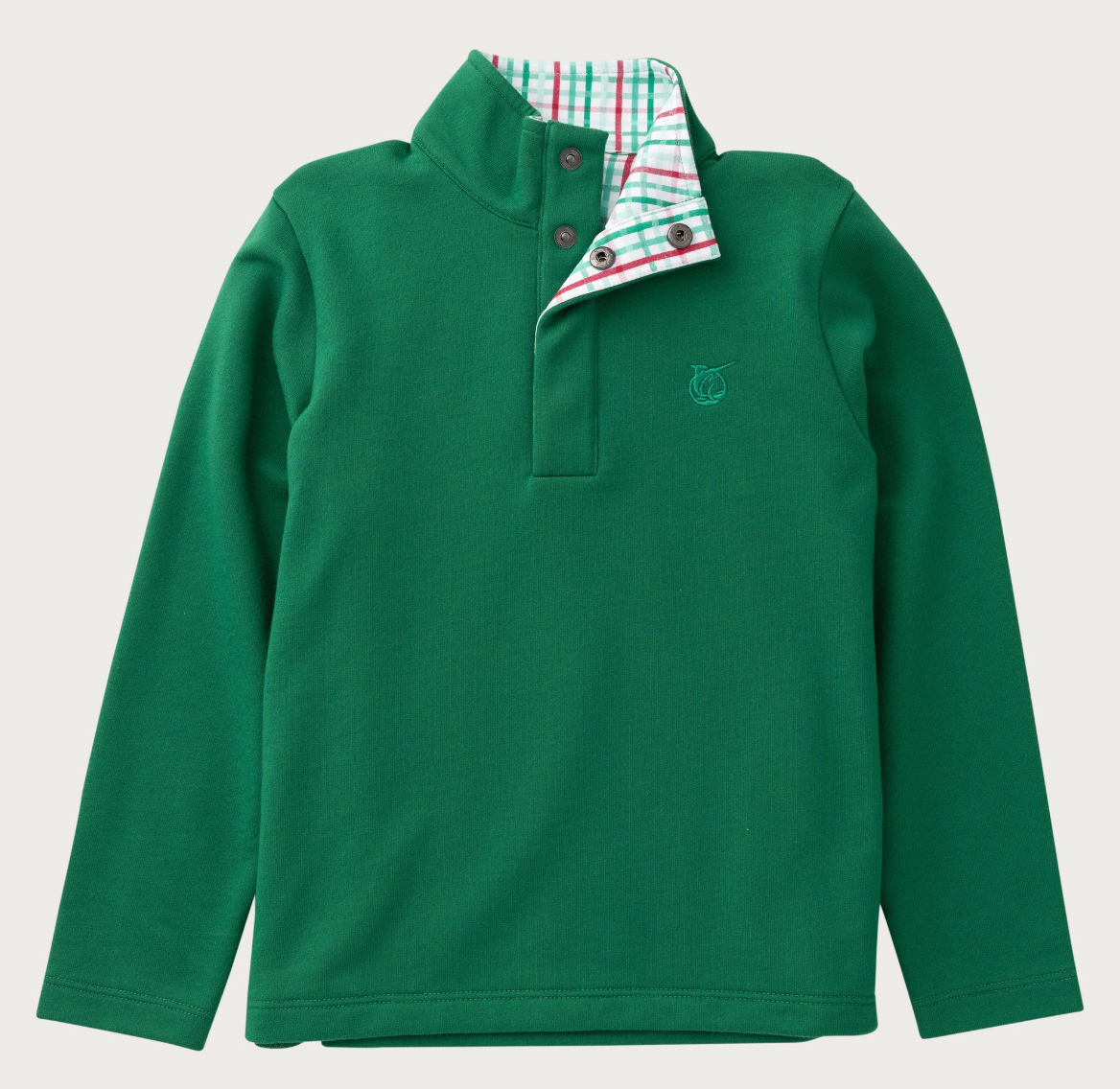 Boy's Sporty Snap Pullover