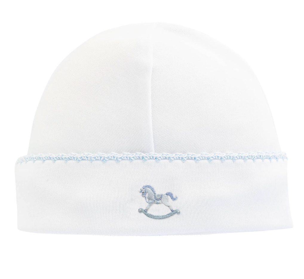 Tiny Rocking Horse Embroidered Hat & Gown