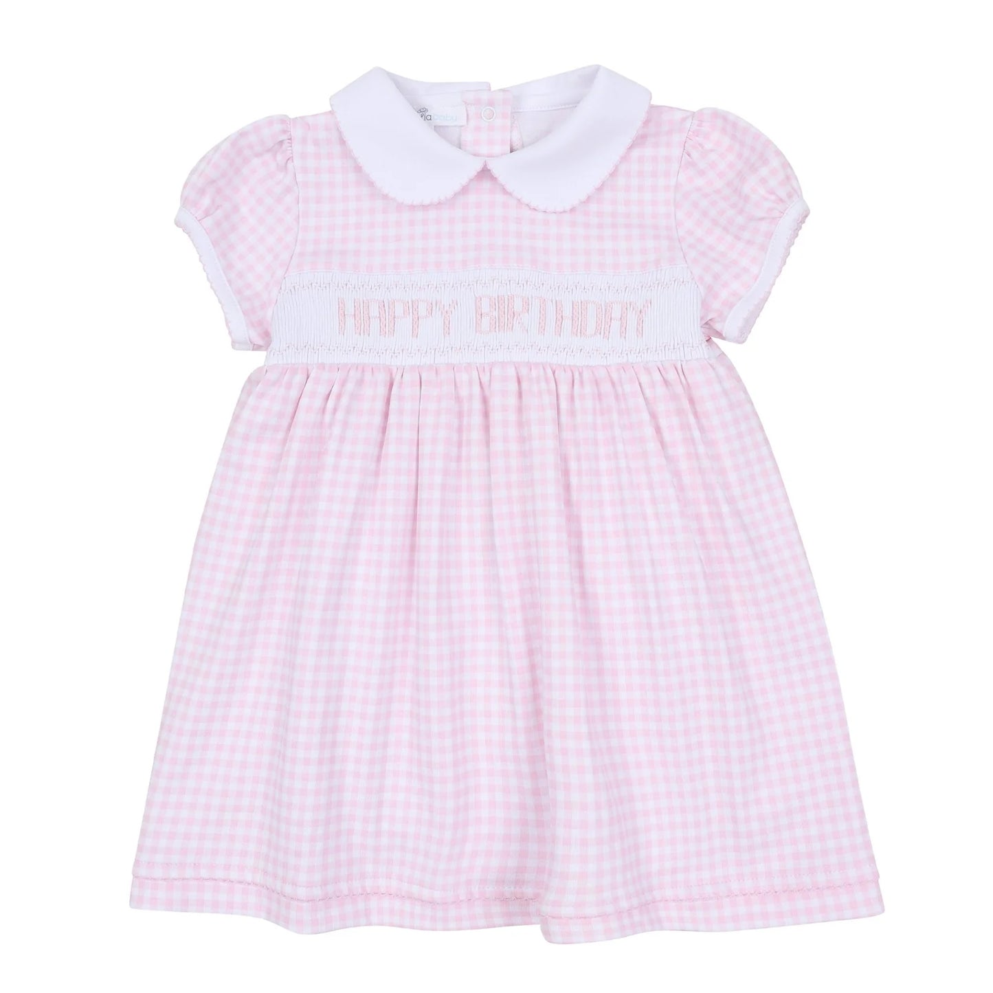 Happy Birthday Smocked Dress